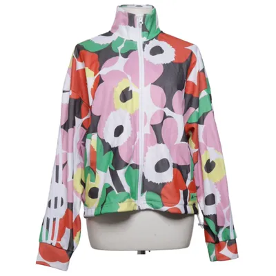 Träningsjacka (Vit, Flerfärgad) från Adidas x Marimekko Bomull, Återvunnen polyester