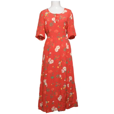 Maxikjole (Rød, Flerfarvet) fra Eunette Polyester, Viscose