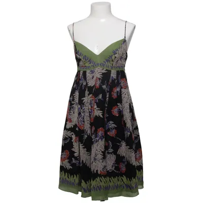 Robe (Noir, Multicolore) de Anna Sui Soie