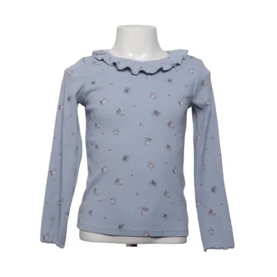 Lange mouwen shirt (Blauw, Meerkleurig) van H&M Katoen, Polyester, Elastaan