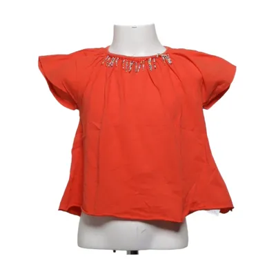 Top (Rood) van Zara Girls Casual Collection Katoen