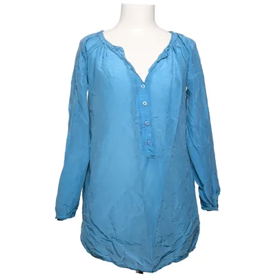 Blouse (Blauw) van Chris Katoen, Zijde