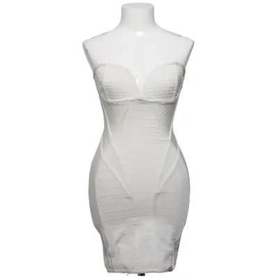Dress (White) from Missguided Elastane, Polyester