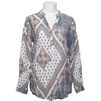 Blus (Vit, Flerfärgad) från Elton Bomull