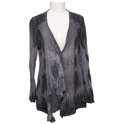 Cardigan (Grijs) van Tredy Katoen, Elastaan, Polyester