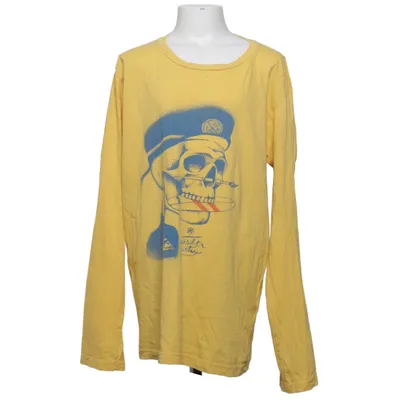 T-shirt à manches longues (Jaune) de Quiksilver Coton