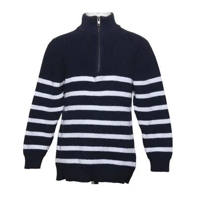 Sweater (Blå, Hvid) fra Cope Genanvendt bomuld, Genanvendt polyester