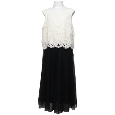 Cocktailjurk (Wit, Zwart) van Lindex Kids Katoen, Polyamide, Polyester, Viscose
