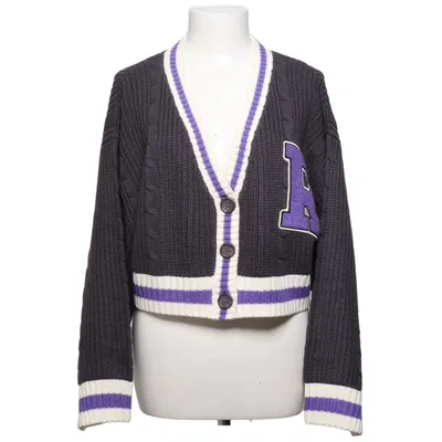 Cardigan (Grå, Lilla, Hvid) fra Review Akryl