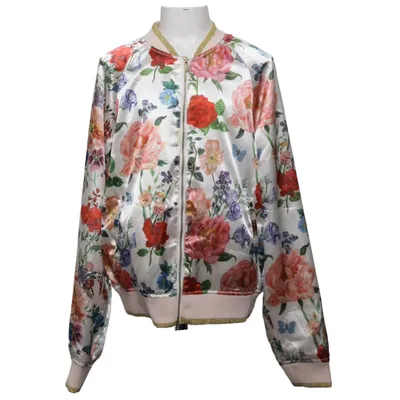 Blouson (Blanc, Multicolore) de Nathalie Lété x H&M Polyester, Élasthane