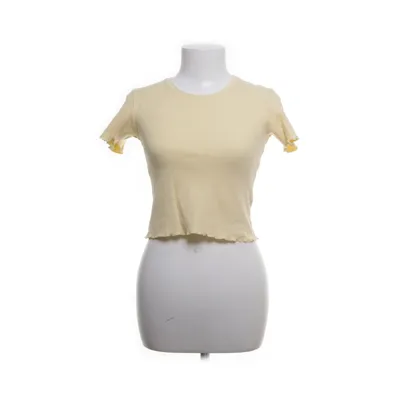 Top (Yellow) from Pull & Bear Cotton, Elastane