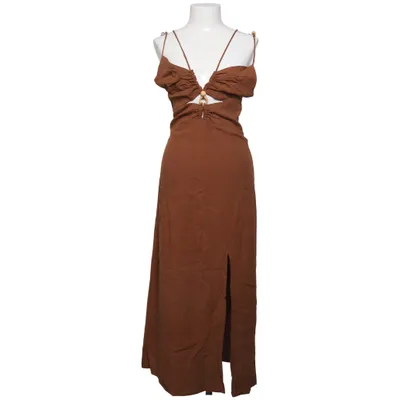 Dress (Brown) from Zara Linen, Viscose