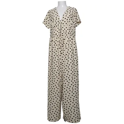 Jumpsuit (Beige, Black) from Next Maternity Elastane, Polyester