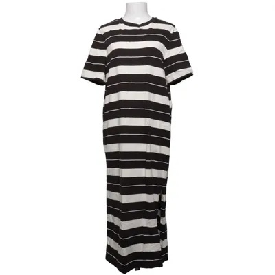 Maxi dress (Brown, White) from COS Cotton
