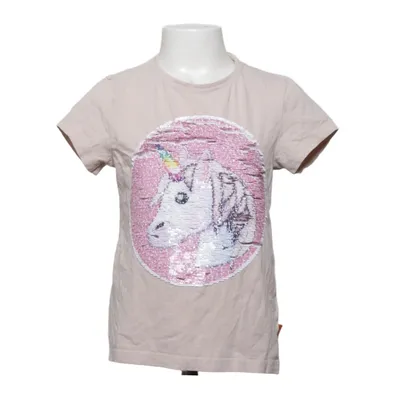 T-shirt (Beige) van Emoji Katoen, Elastaan