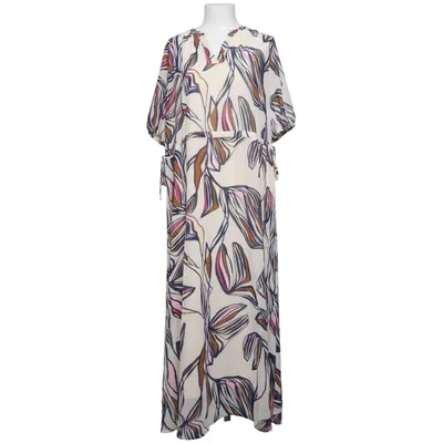 Robe longue (Beige, Multicolore) de Comma Viscose