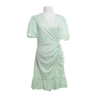 Wrap dress (Green, White) from Gina Tricot