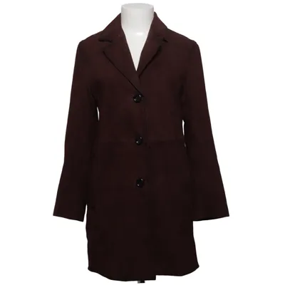 Læderfrakke (Brun) fra Massimo Dutti Ruskind
