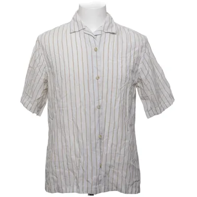 Short sleeve shirt (White, Beige) from Premium by Jack & Jones Linen, Recycled cotton