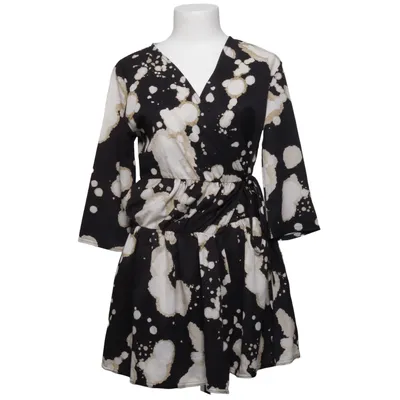 Wikkeljurk (Zwart, Beige) van Another Reason Elastaan, Polyester