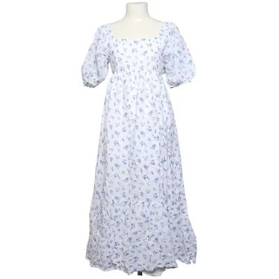 Maxi dress (White, Blue) from New Look Tall Cotton
