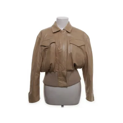 Läderjacka (Beige) från Larrylong Skinn