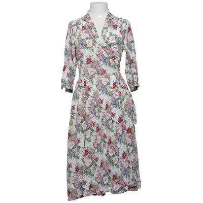 Robe portefeuille (Blanc, Multicolore) de Mango Casual Viscose