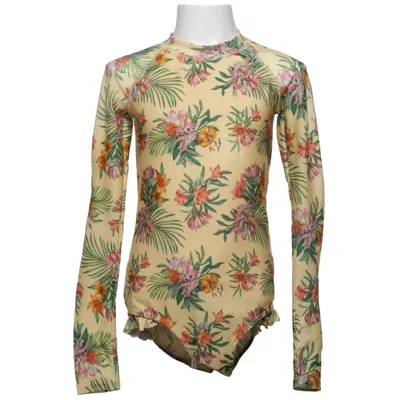 Swimsuit (Yellow, Multicolored) from H&M Elastane, Polyester