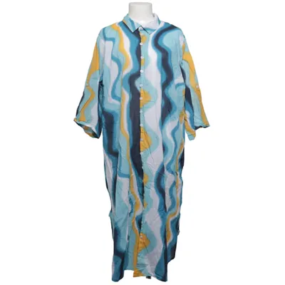 Skjortklänning (Blå, Flerfärgad) från Zhenzi Bomull