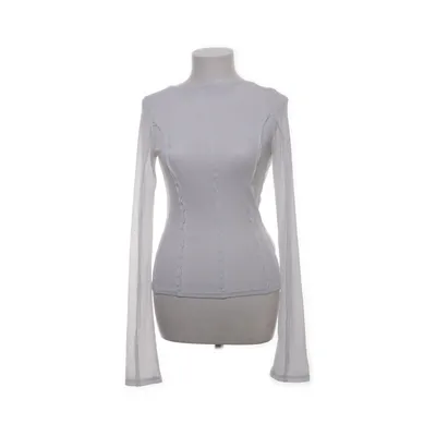 T-shirt à manches longues (Blanc) de Weekday Élasthane, Polyester