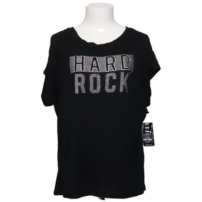 T-shirt (Noir) de Hard Rock Élasthane, Viscose