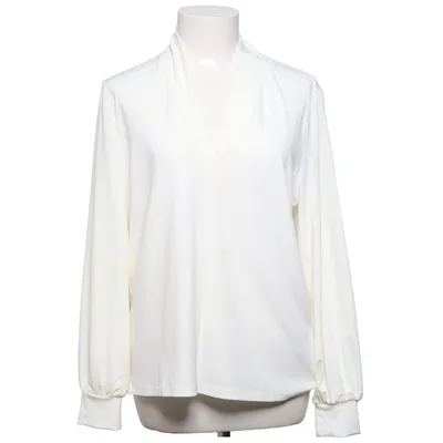 Blus (Vit) från H&M Modern Classic Polyester, Elastan