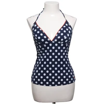 T-shirt de natation (Bleu, Blanc) Élasthane, Polyamide