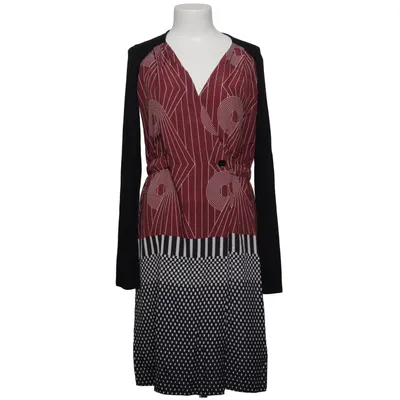 Kleid (Schwarz, Rot, Weiß) von Pianura Studio Elasthan, Polyester, Viskose