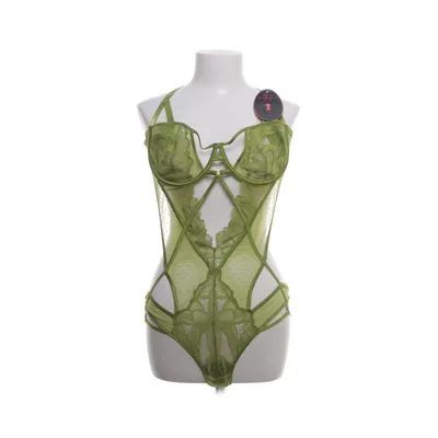 Lingerie body (Green) from Private Collection by Hunkemöller Cotton, Elastane, Polyamide, Polyester