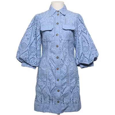 Shirt dress (Blue) from Ganni Cotton