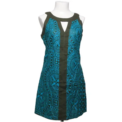 Jurk (Groen, Turquoise) Katoen