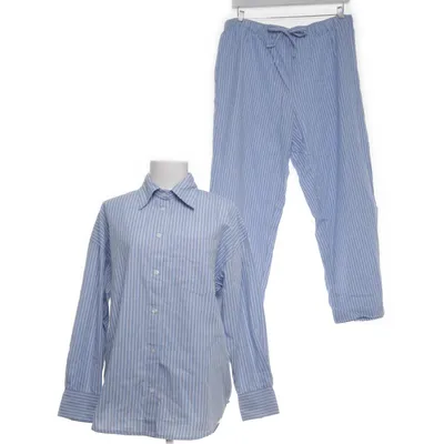 Pyjamas (Blå, Vit, Svart) från Ellos Bomull