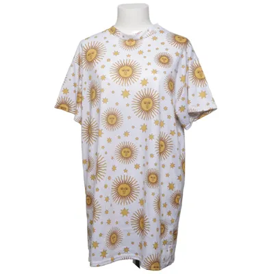 T-shirt (Vit, Gul) från Rokoko Elastan, Polyester