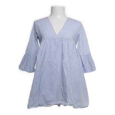 Kjole (Blå, Hvid) fra Zara Trafaluc Collection Bomuld