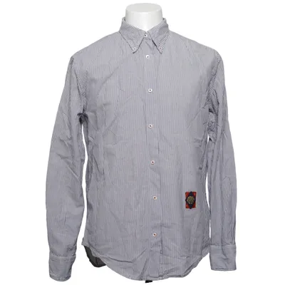 Shirt (Blauw, Wit) van Replay Katoen