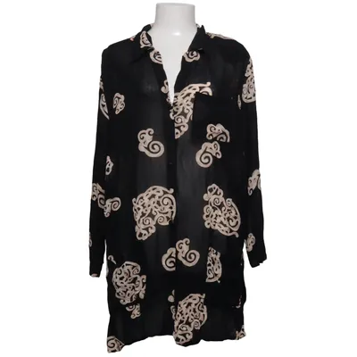 Blouse (Zwart, Beige) van Merrytime Viscose
