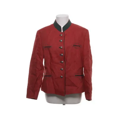 Blazer (Red) from Allwerk Acetate, Linen, Viscose