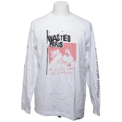 Långärmad t-shirt (Vit) från Wasted Paris Bomull