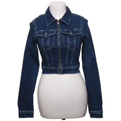 Denim jacket (Blue) from Divided by H&M Cotton, Polyester, Elastane