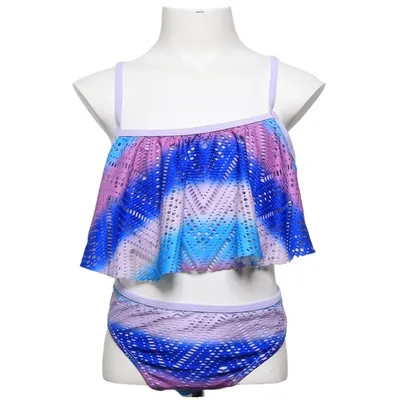 Bikini (Lila, Blau, Mehrfarbig) von Y.F.K Elasthan, Polyester