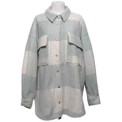 Overshirt (Gray, White) from Stay Recycled polyester, Wool