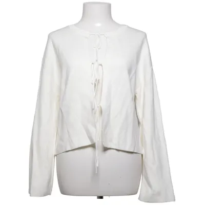 Cardigan (White) from Gina Tricot Polyamide, Viscose