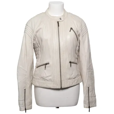 Læderjakke (Beige) fra Culture Læder