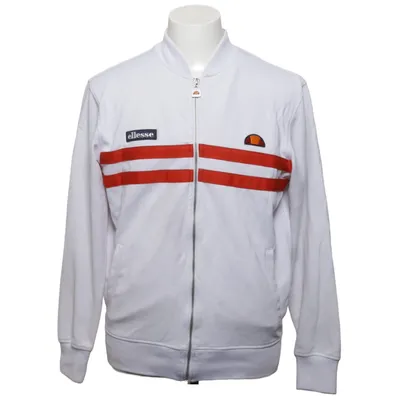 Veste de sport (Blanc, Rouge) de Ellesse Coton, Polyester